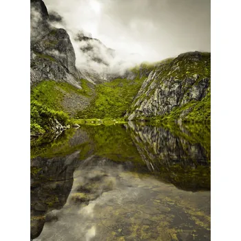 Obraz Plakát Norský fjord 8 bez rámu 30 x 40 cm