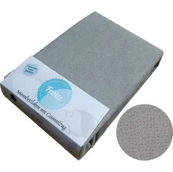 Prostěradlo SILNÉ FROTÉ PROSTĚRADLO S GUMOU 80x160 FROTÉ OCELOVÁ