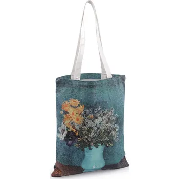 Nákupní taška Textilní taška bavlněná 33x41 cm Varianta: zelená šalvěj tmavá, Balení: 1 ks