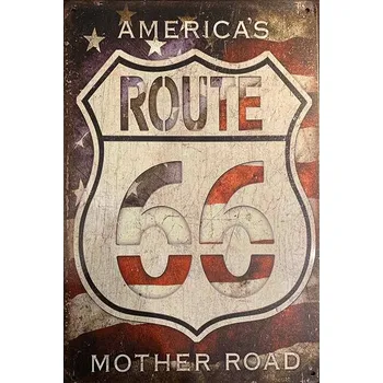 Obraz Cedule Route 66 Mother Road