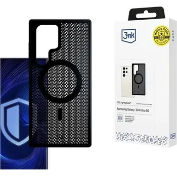 Pouzdro na mobilní telefon Zadní kryt 3mk COOLing MagCase pro Samsung Galaxy S25+, černá