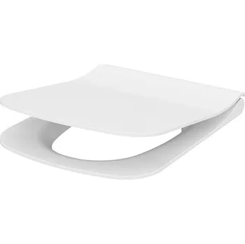 WC sedátko CERSANIT - WC sedátko CITY SQUARE, duroplast, antibakteriální, soft-close, one button K98-0125