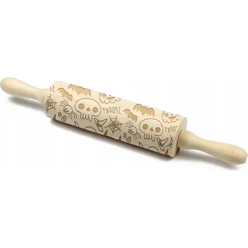 Váleček na těsto Halloween 3 - gravírovaný váleček na těsto, pro milovníky pečení, A