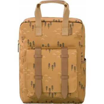 Školní batoh Školní batoh jednokomorový Fresk odstíny žluté a zlaté