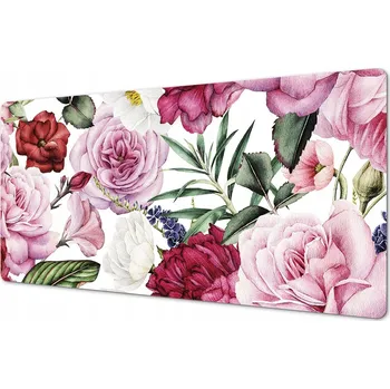 Podložka pod myš Podložka pod myš s motivem růžových poupat – vinyl na stůl