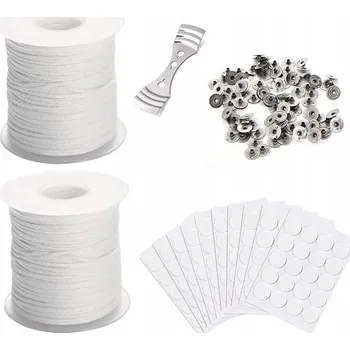 Svíčka Knoty do svíček bavlněné, bavlněný knot 122 m