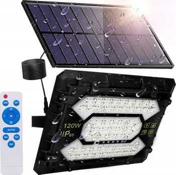 Venkovní osvětlení HALOGENOVÝ SOLÁRNÍ REFLEKTOR VODĚODOLNÁ LED LAMPA VENKOVNÍ HAMMER 02 120W