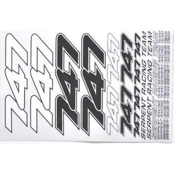 RC náhradní díl Serpent Decal sheet 747 schwarz/weiß (2) SER804297 - expresní doprava