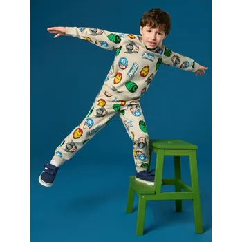 Chlapecká mikina Sinsay - Mikina s kapucí Marvel - krémová - 805CG-01X - 805CG-01X-134