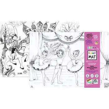 Obraz Sada 2 ks Podložka na malování Strigo by Funny Mat Princezny + Baletky