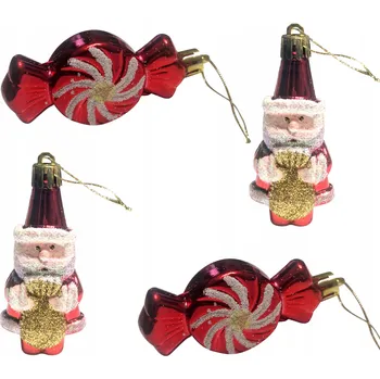 Vánoční dekorace Závěsná ozdoba na stromeček Vánoční Baňky Vánoční Koule bonbóny
