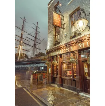 Obraz Plakát Cutty Sark a hospoda Gipsy Moth bez rámu 50 x 70 cm