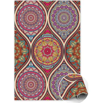 Koberec Koberec koberec do koupelny Barevná mandala