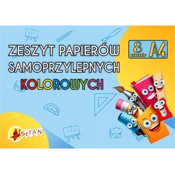 Sešit papírů samolepicí A4 8k Shan