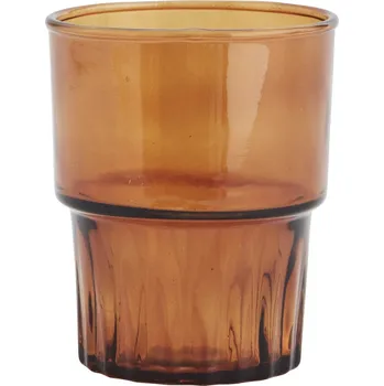 Sklenice MADAM STOLTZ Sklenice na vodu Colors 200 ml Oranžová