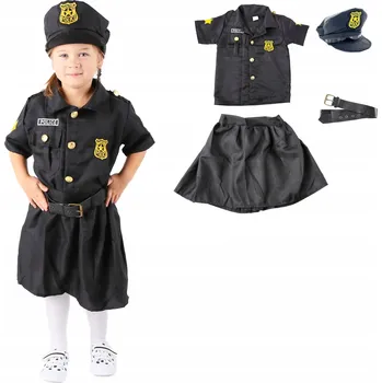 Karnevalový kostým KOSTÝM KOSTÝM POLICISTKY PRO DÍVKU vel 110/S – NA PLES
