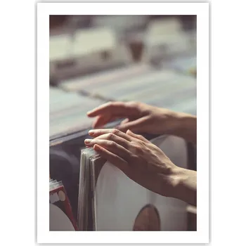 Obraz Plakát bez rámu do obýváku ložnice 50x70 hudební motiv moderní obraz