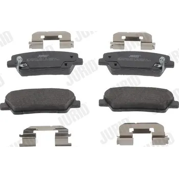 Brzdová destička Sada brzdových destiček, kotoučová brzda JURID 573823J