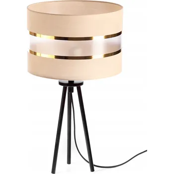 Lampička Stolní lampa Skylighting Vire Mat bezbarvá, béžová, žlutá 60 W