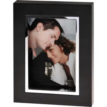 Rám na obraz Rámeček na fotografii 10x15, pevný rám, černý