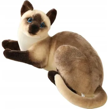 plyšák Plyšová kočička siamská látková 26 cm