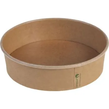 Jednorázové nádobí Pacovis Miska kraft/PLA, 900ml Ø185x49mm (45ks)