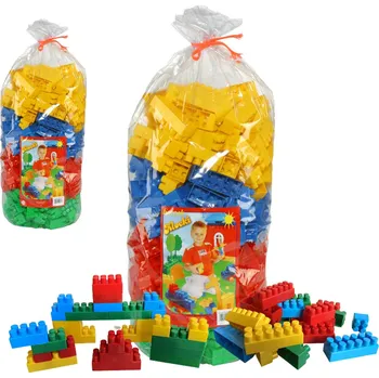 ostatní stavebnice Zestaw Klocków XXL ve Vaku, stavební kostky pro děti, 300 dílků, 28 mm