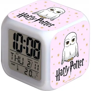 Budík Budík se světlem LED Sova Harry Potter