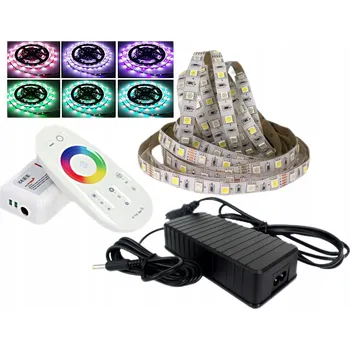 LED osvětlení Sada LED pásků RGBW PREMIUM, bílá barva, 5 m