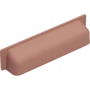 Nábytkové kování Nábytková úchytka mušle GAMET UP11 starorůžová 128mm