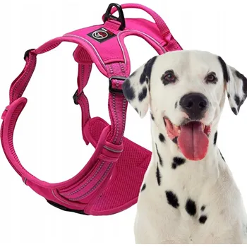 Postroj pro psa POSTROJ pro psa typu GUARD BEZTLAKOVÝ ELITE vel L lalazoo fuchsiová
