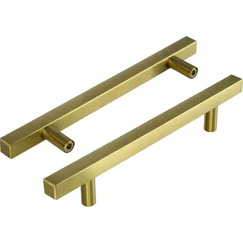 Nábytkové kování ÚCHYTKA NA ZÁSUVKY KE SKŘÍŇCE NÁBYTKOVÁ KLASICKÁ 225 / 160 MM ZLATÁ