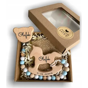 klip na dudlíky Klip na dudlík Luna, vícebarevný