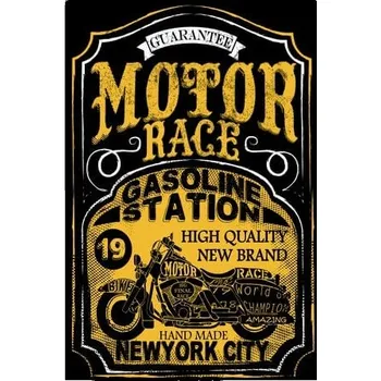 Obraz Cedule Motor Race Gasoline Station NewYork City