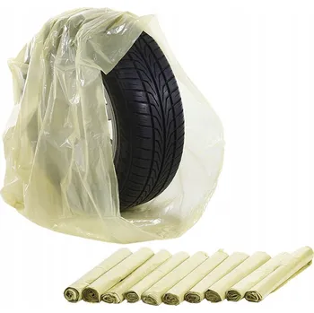 Pytle na odpadky Žluté LDPE pytle na pneumatiky 62 cm - 100 ks Redats