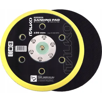 Brusný kotouč BRUSNÝ TALÍŘ NA SUCHÝ ZIP PRO BRUSKU 150MM 6 OTVORŮ