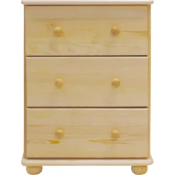 Komoda Nabytek-dreveny.cz Dřevěná komoda MB 14 55x78x42 cm borovice masiv Barevné provedení: Přírodní lakovaná