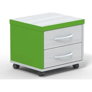 Zásuvkový kontejner Kontejner ELIOT C052 zelená, růžová, creme