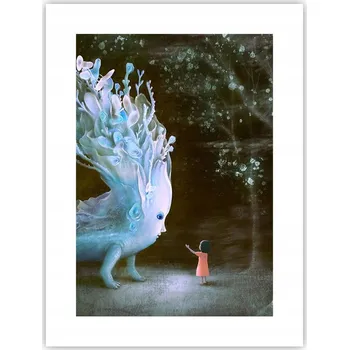 Obraz Obraz plakát do obýváku ložnice 30x40 abstrakce plakáty na zeď bez rámu