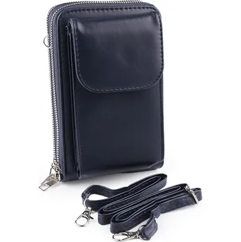 Peněženka Peněženka s kapsou na mobil přes rameno crossbody 11x18 cm Varianta: 4 modrá tmavá, Balení: 1 ks