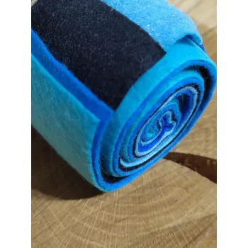 Barevná sada filců / plstí 10x45 cm barva modrá mix