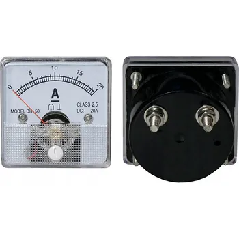 IP kamera Analogový ampérmetr 20A + bočník