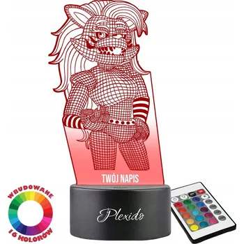 Lampička Noční lampa Plexido vícebarevná