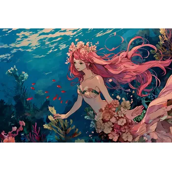 Plakát Plakát Nymfa Oceánu bez rámu 91,5 x 61 cm