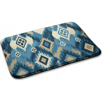 Rohožka Měkký Kobereček Rohožka do Obýváku Loft Glamour Kuchyňský Etnický Vzor 75x45 cm