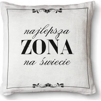 Polštář Dekorativní foto polštář Premium 40x40 - Nejlepší manželka na světě