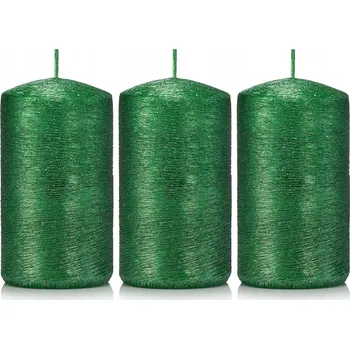 Svíčka Tradiční parafínová svíčka bez vůně Drobo 3 ks