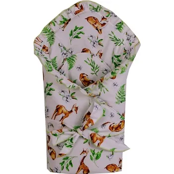 Zavinovačka LARGO Rožek / Zavinovačka pro miminko s volánkem 78x78 cm