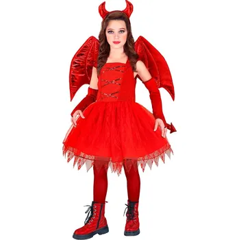 Karnevalový kostým Dívčí kostým pekelná ďáblice (čert) - pro věk 11-13 let