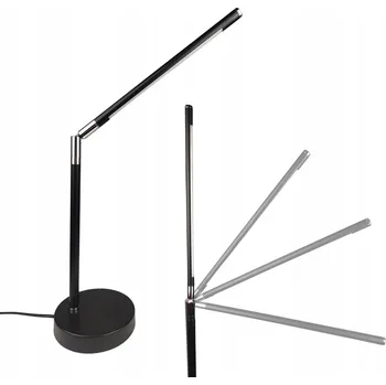 Lampička STOLNÍ LAMPA NOČNÍ LED ČERNÁ NASTAVITELNÁ MODERNÍ